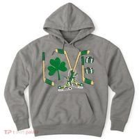 Love Hockey St Patrick's Day Hoodie thumb 0