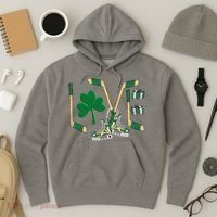 Love Hockey St Patrick's Day Hoodie thumb 3