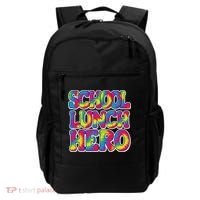 Lunch Hero Squad Food Worker School Lunch Hero Tie Dye Backpack thumb 0