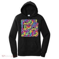 Lunch Hero Squad Food Worker School Lunch Hero Tie Dye Women's Hoodie thumb 0