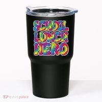 Lunch Hero Squad Food Worker School Lunch Hero Tie Dye Tumbler thumb 0