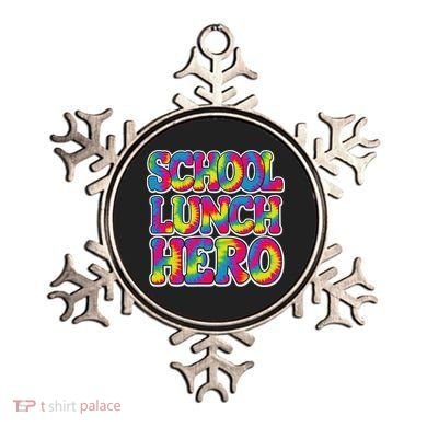 Lunch Hero Squad Food Worker School Lunch Hero Tie Dye Ornament