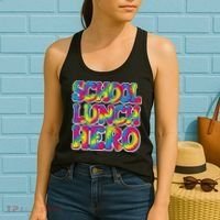 Lunch Hero Squad Food Worker School Lunch Hero Tie Dye Women's Tank Top thumb 2