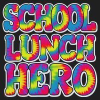 Lunch Hero Squad Food Worker School Lunch Hero Tie Dye Golf Towel thumb 3