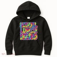 Lunch Hero Squad Food Worker School Lunch Hero Tie Dye Kids Hoodie thumb 0