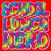 Lunch Hero Squad Food Worker School Lunch Hero Tie Dye Santa Hat thumb 1