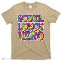 Lunch Hero Squad Food Worker School Lunch Hero Tie Dye T-Shirt thumb 0