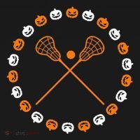 Lacrosse Halloween Spooky Pumpkins Sports Autumn Fall Sweatshirt thumb 3