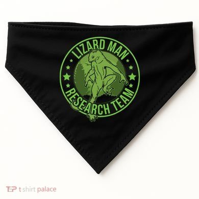 Lizardman Hide & Seek Research Team Champion Cryptid USA-Made Doggie Bandana