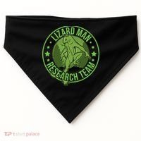 Lizardman Hide & Seek Research Team Champion Cryptid USA-Made Doggie Bandana thumb 0