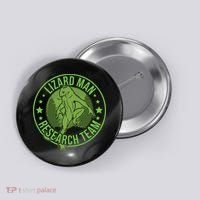 Lizardman Hide & Seek Research Team Champion Cryptid Button thumb 0