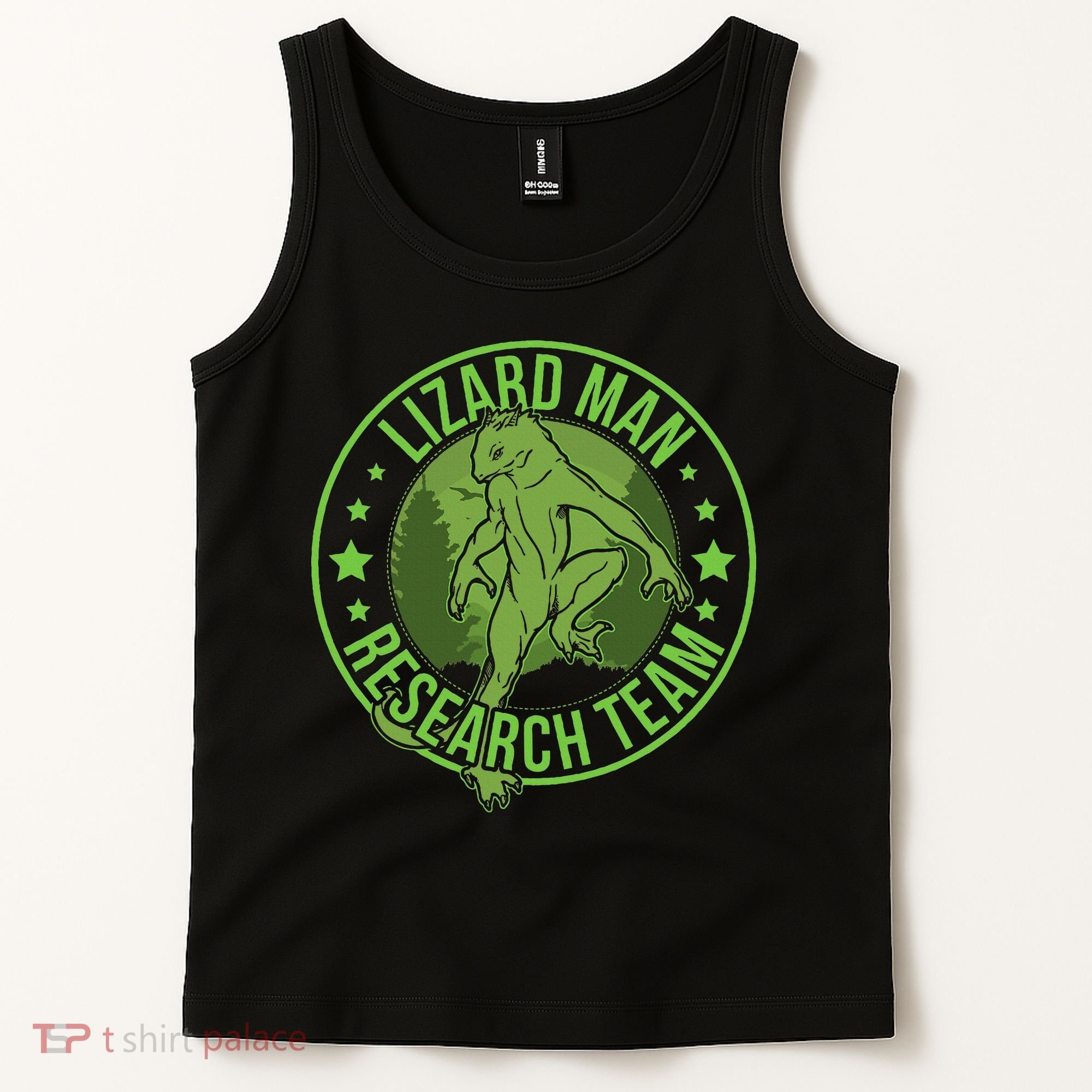 Lizardman Hide & Seek Research Team Champion Cryptid Tank Top