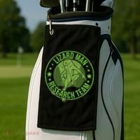 Lizardman Hide & Seek Research Team Champion Cryptid Golf Towel thumb 2