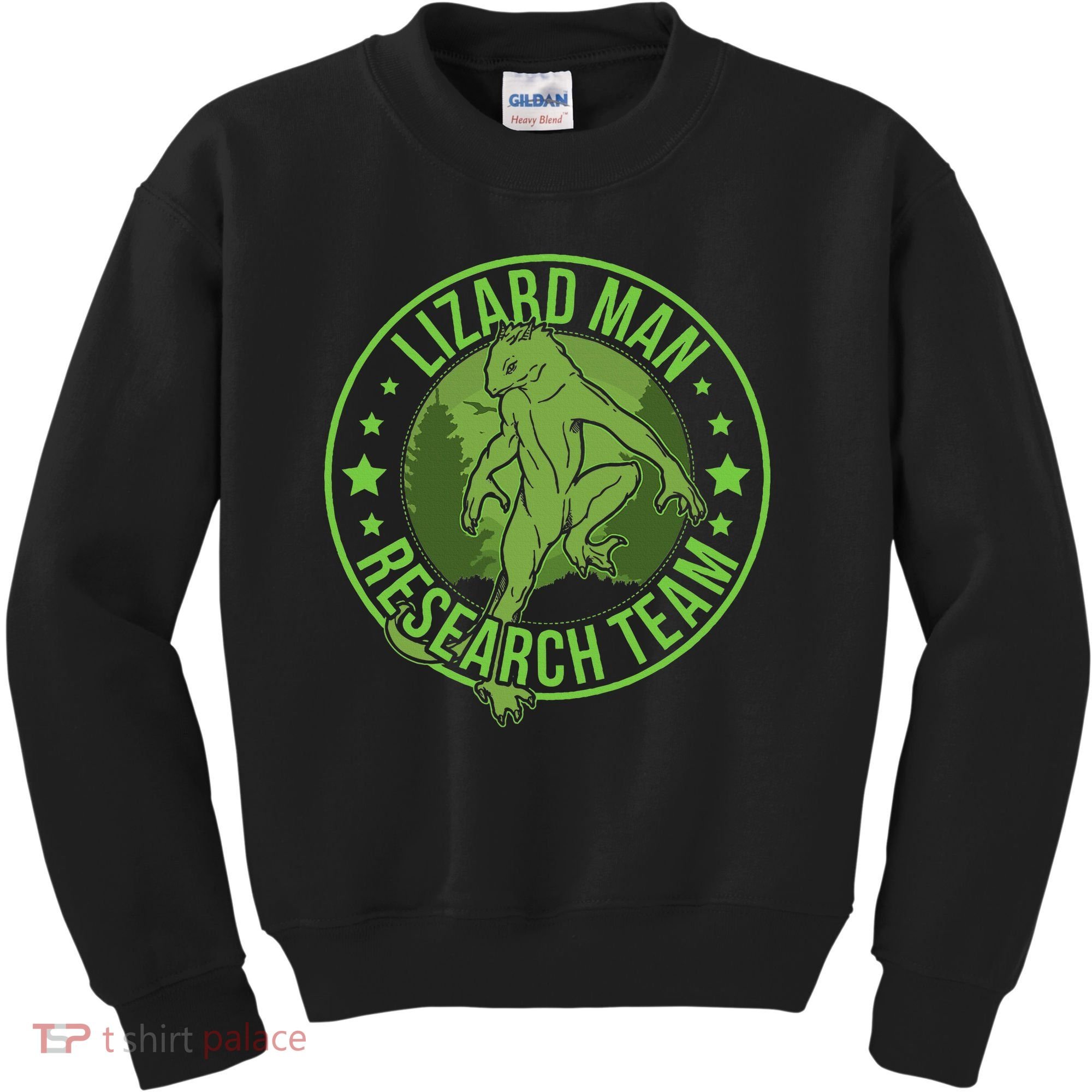 Lizardman Hide & Seek Research Team Champion Cryptid Kids Sweatshirt