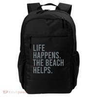 Life Happens The Beach Helps Backpack thumb 0