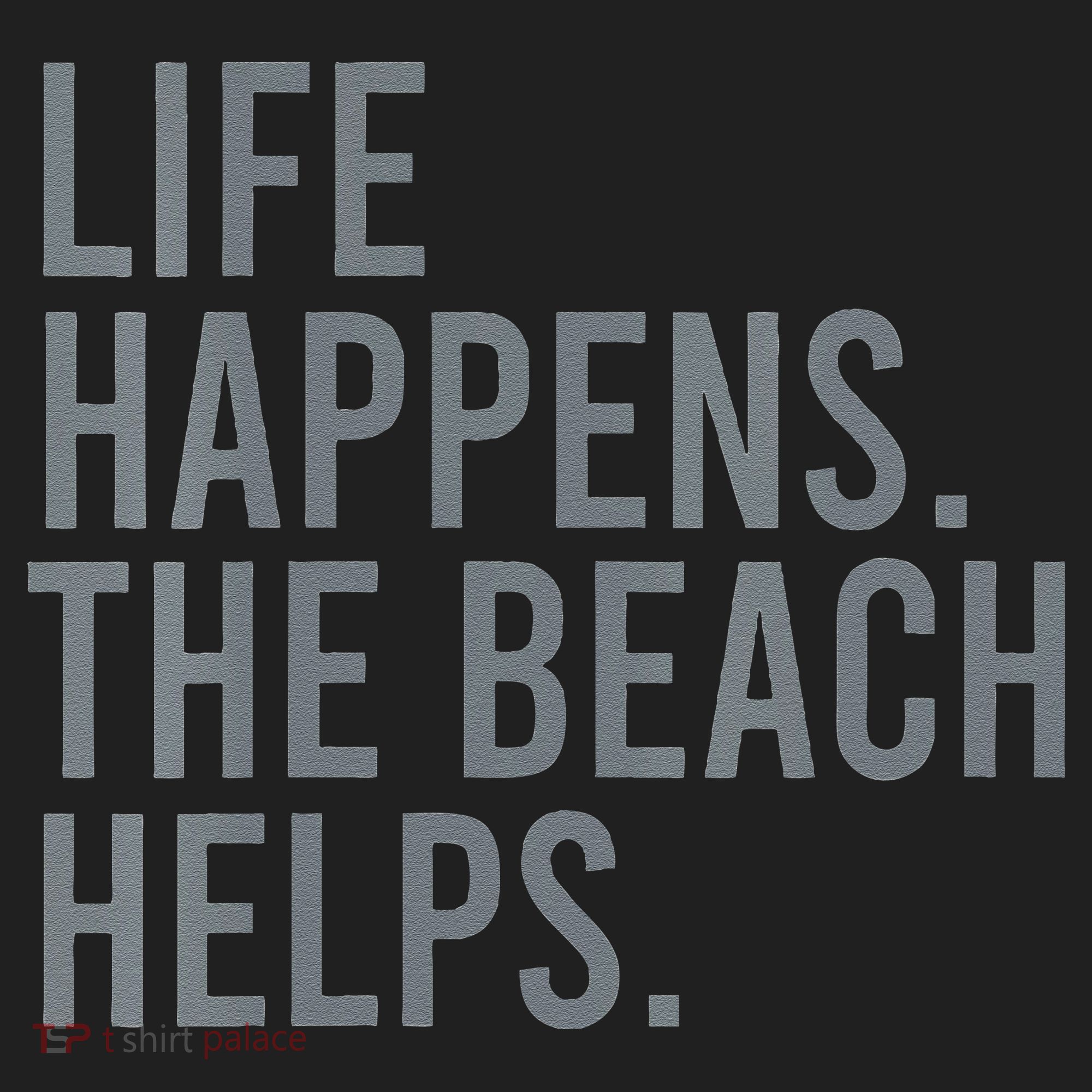 Life Happens The Beach Helps Beanie
