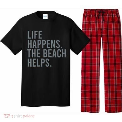 Life Happens The Beach Helps Pajama Set