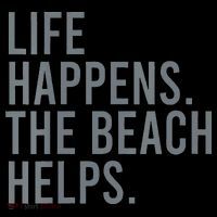 Life Happens The Beach Helps Women's Hoodie thumb 2
