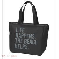 Life Happens The Beach Helps Tote Bag thumb 3