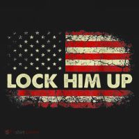 Lock Him Up American Flag Vintage T-Shirt thumb 7