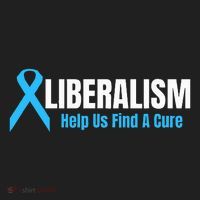 Liberalism Help Us Find A Cure T For Conservatives Women's Sweatshirt thumb 2