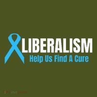 Liberalism Help Us Find A Cure T For Conservatives The Baniff Cuffed Pom Beanie thumb 2