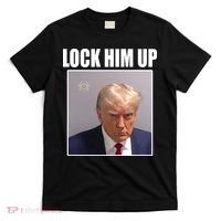 Lock Him Up Donald Trump Mugshot T-Shirt thumb 0