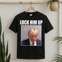 Lock Him Up Donald Trump Mugshot T-Shirt thumb 2