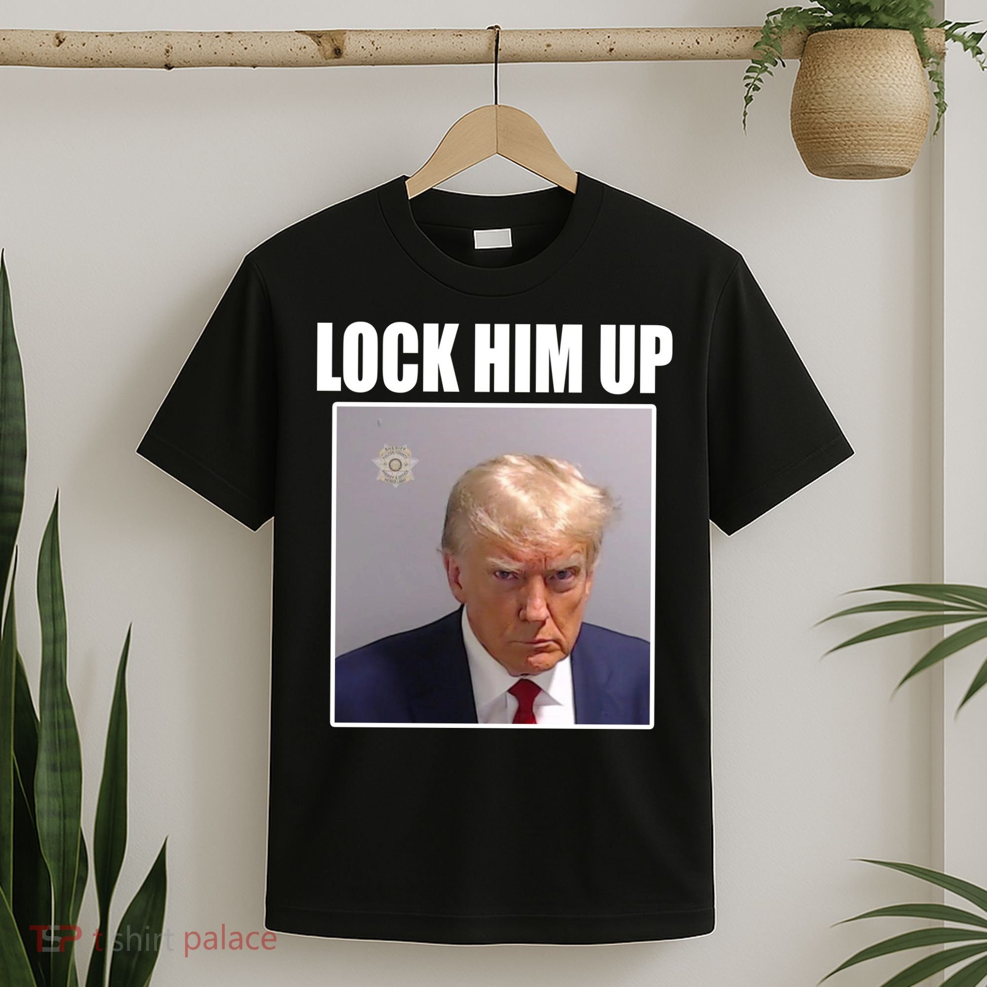 Lock Him Up Donald Trump Mugshot T-Shirt