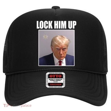 Lock Him Up Donald Trump Mugshot Hat