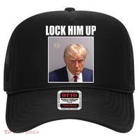 Lock Him Up Donald Trump Mugshot Hat thumb 0