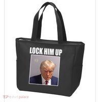 Lock Him Up Donald Trump Mugshot Tote Bag thumb 3