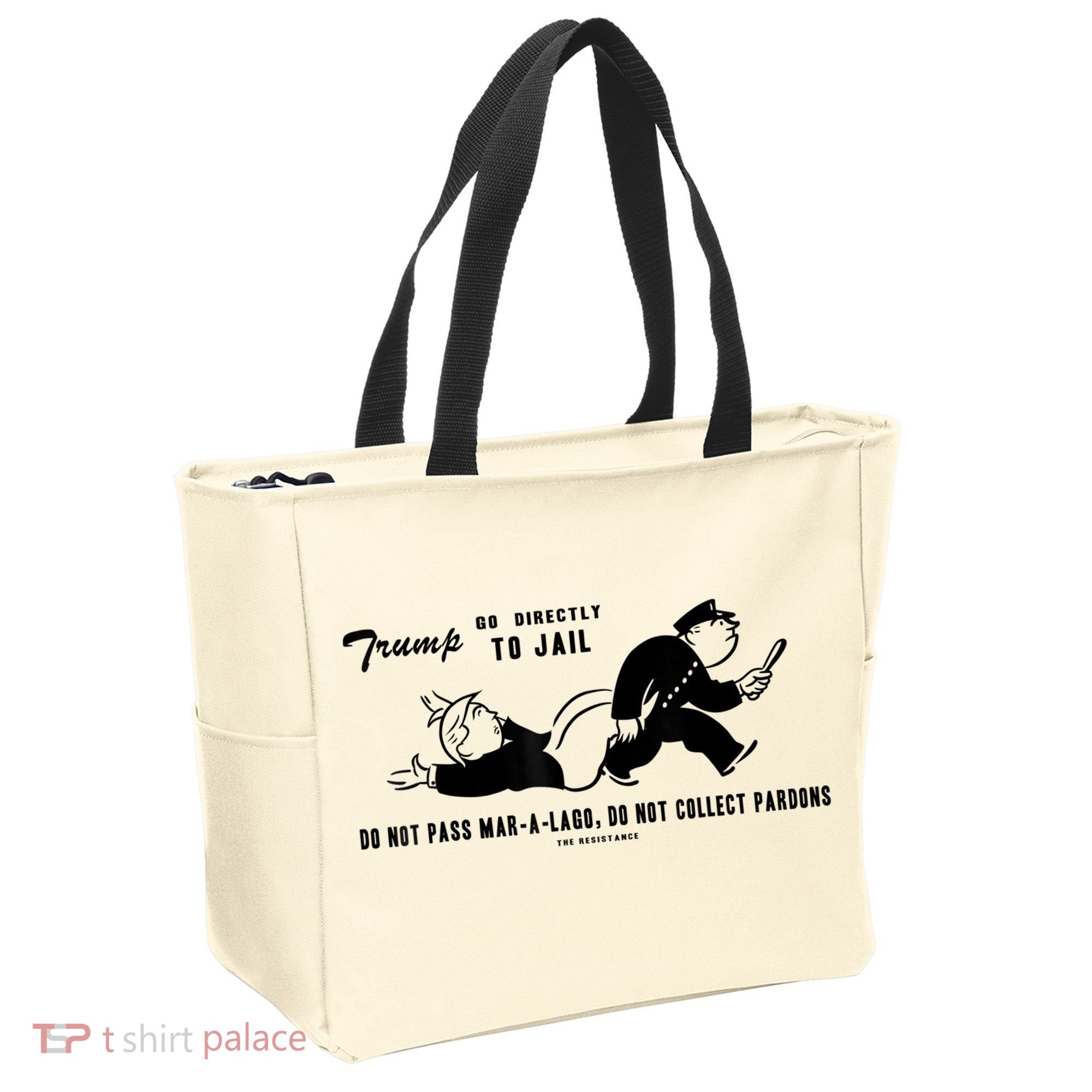 Lock Him Up Jail Trump Tote Bag