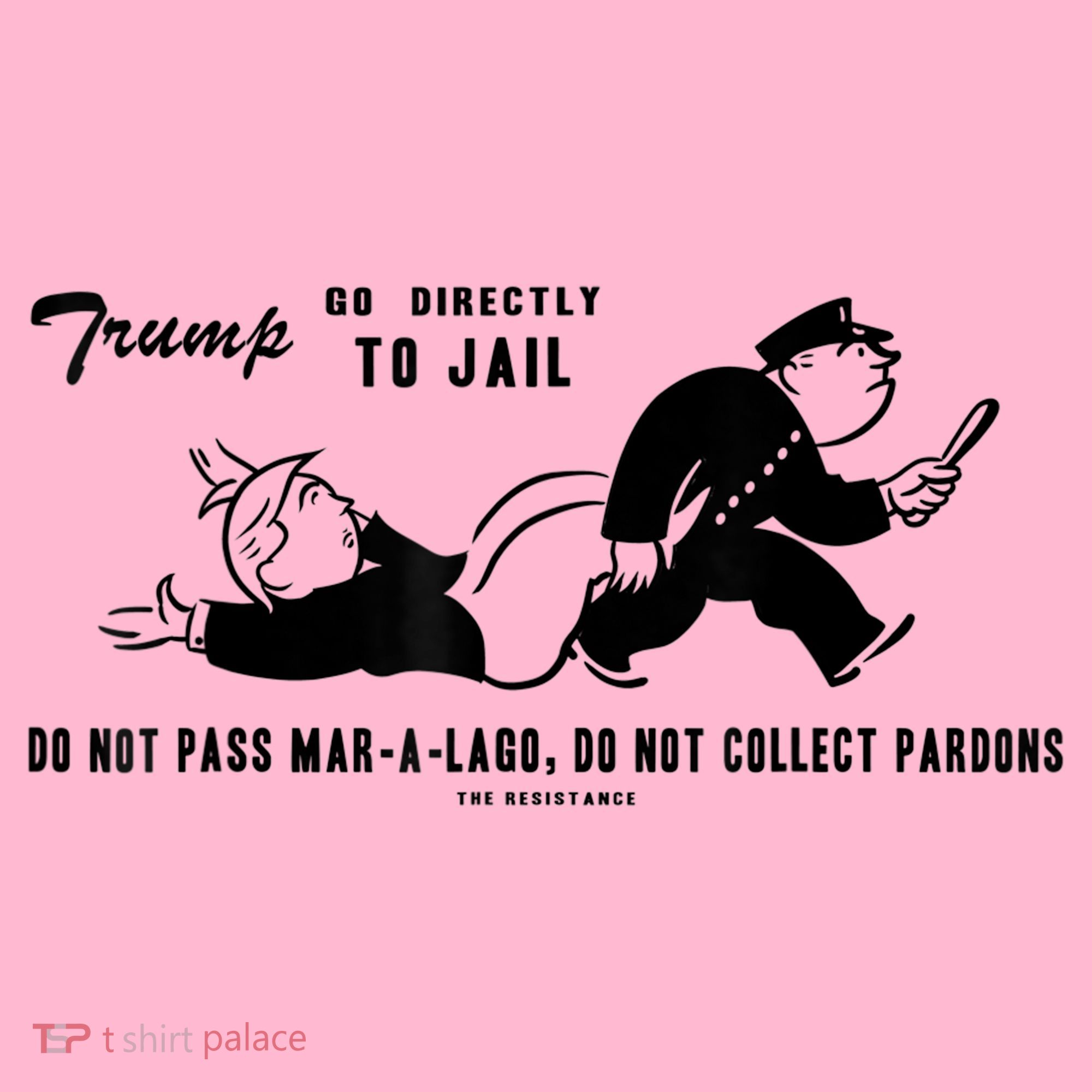Lock Him Up Jail Trump Coaster
