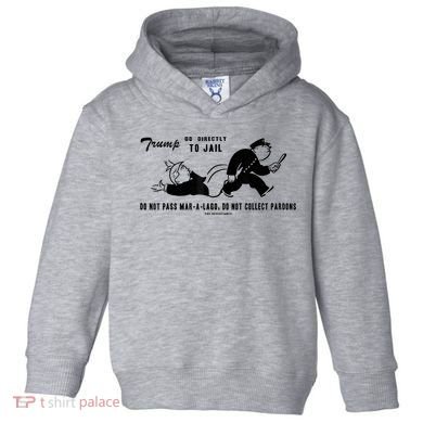 Lock Him Up Jail Trump Toddler Hoodie