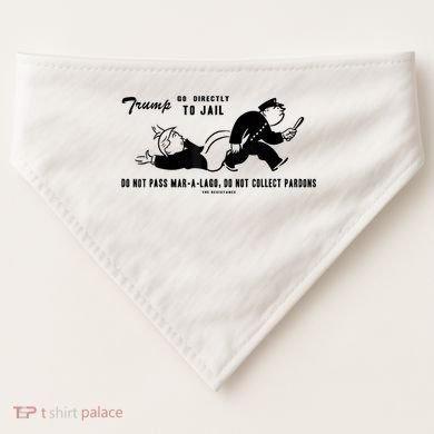 Lock Him Up Jail Trump USA-Made Doggie Bandana