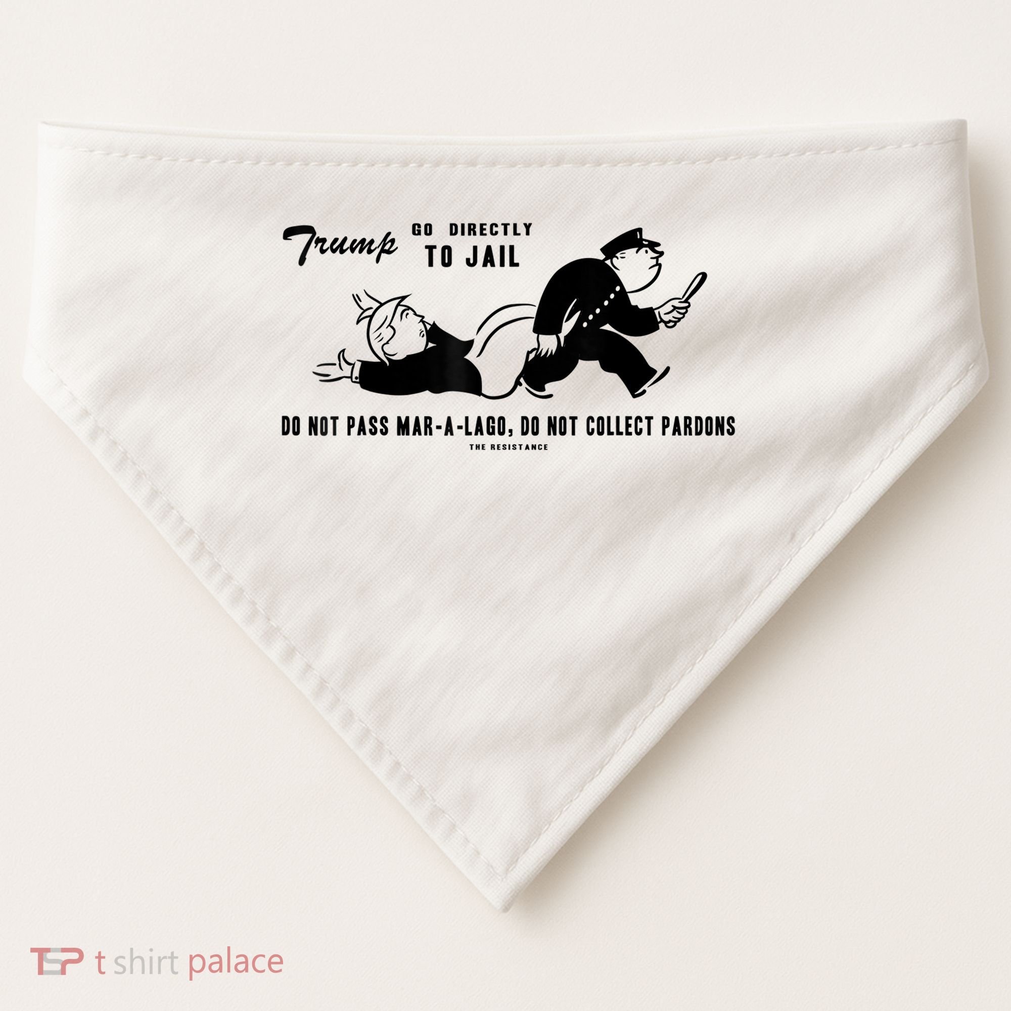 Lock Him Up Jail Trump USA-Made Doggie Bandana