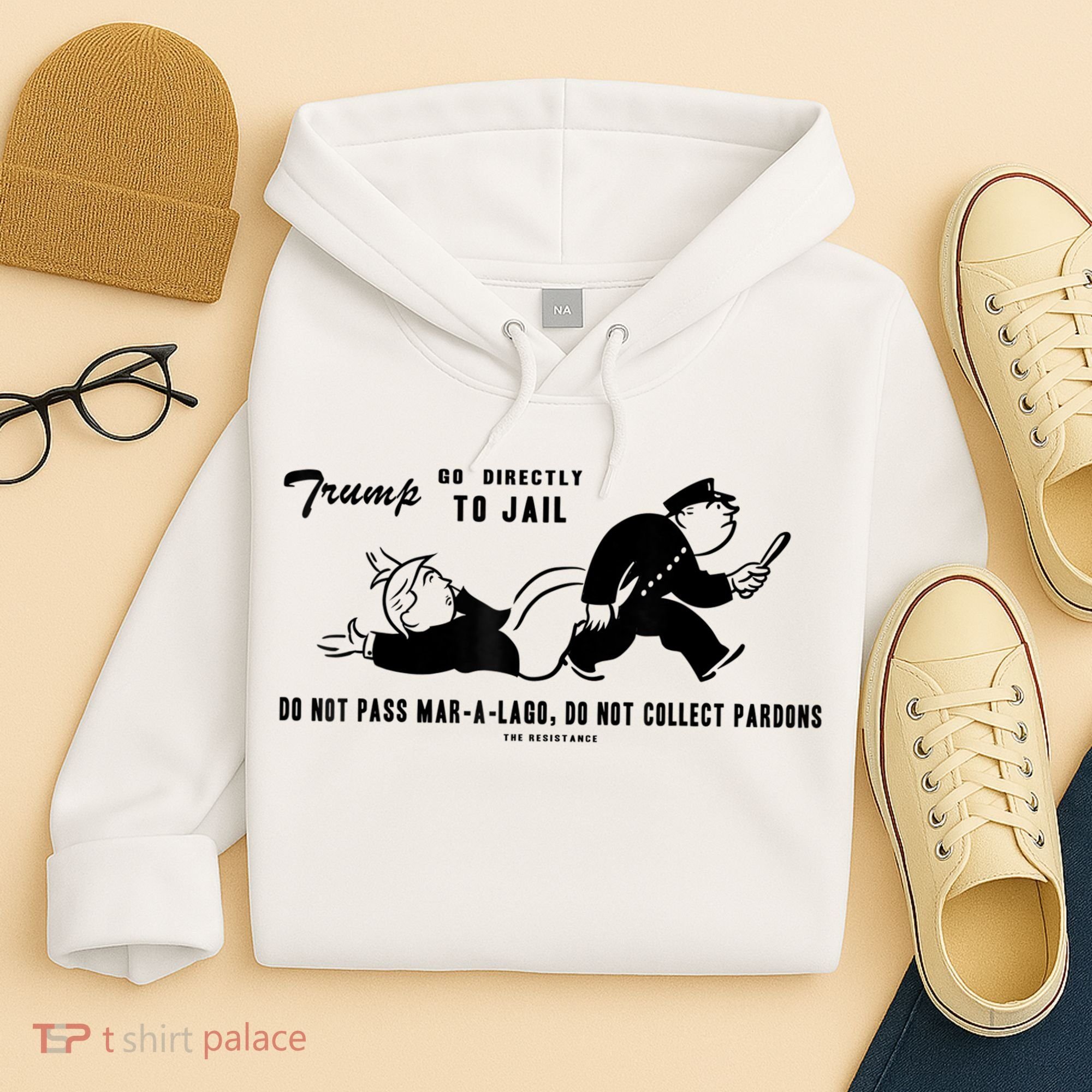 Lock Him Up Jail Trump Hoodie