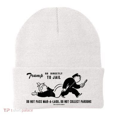Lock Him Up Jail Trump Beanie