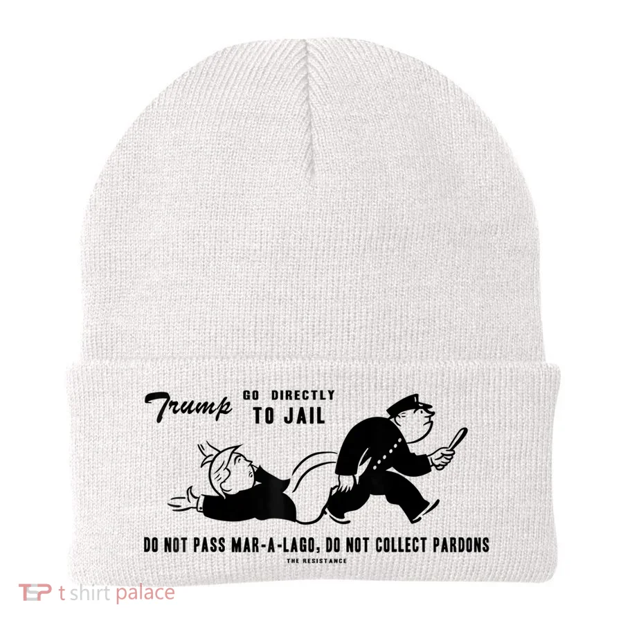 Lock Him Up Jail Trump Beanie