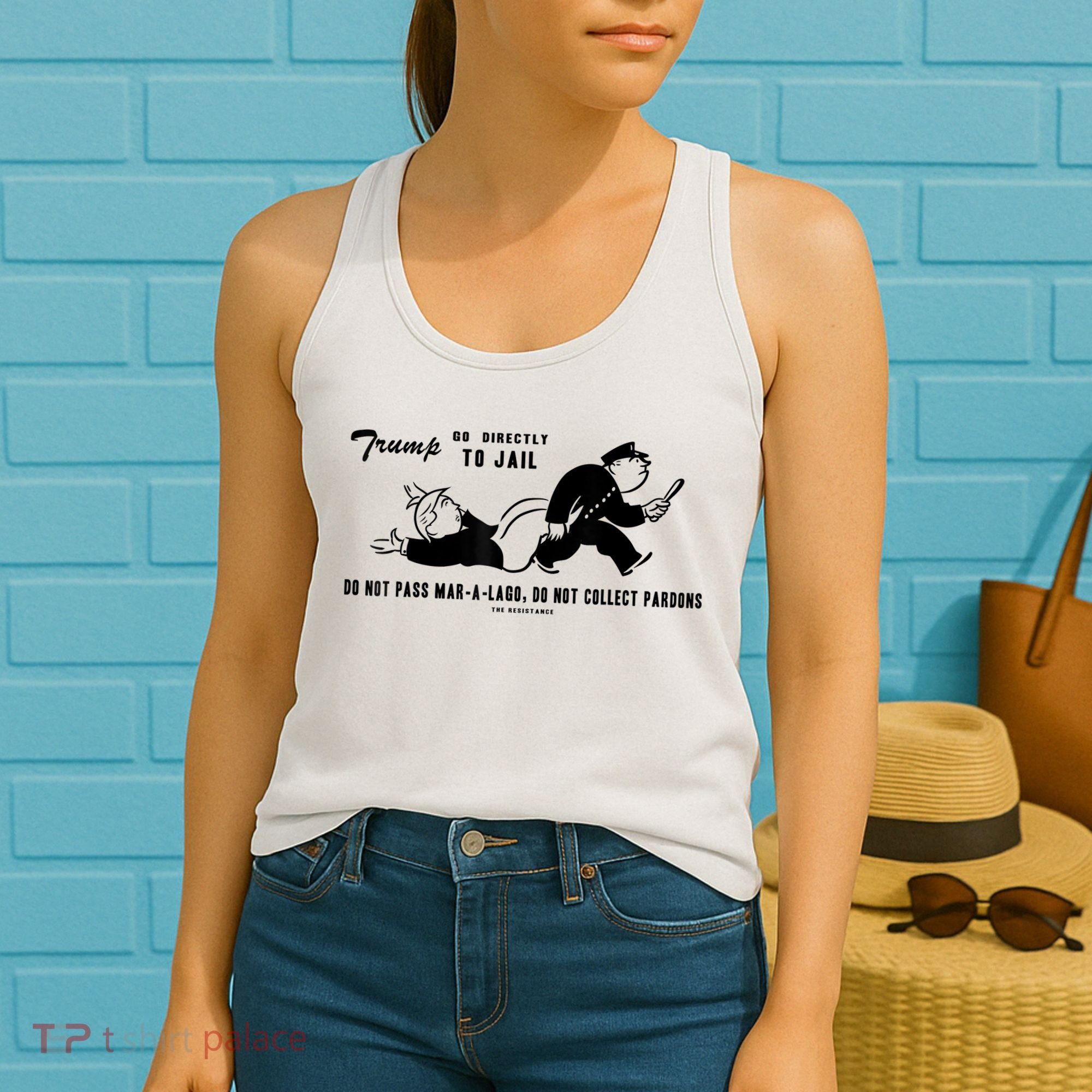 Lock Him Up Jail Trump Women's Tank Top