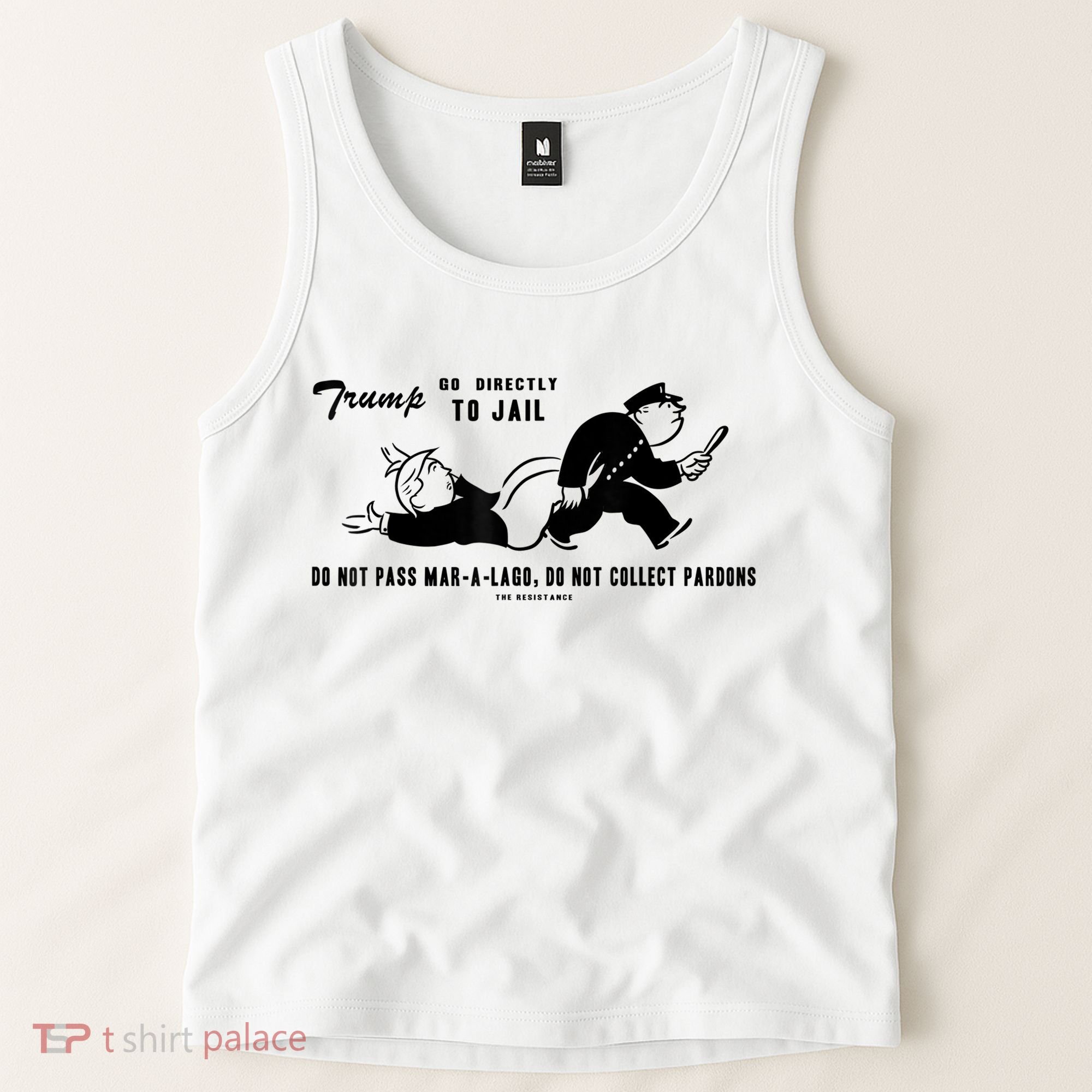 Lock Him Up Jail Trump Tank Top