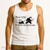 Lock Him Up Jail Trump Tank Top thumb 3