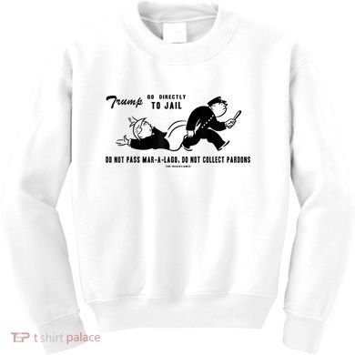 Lock Him Up Jail Trump Kids Sweatshirt