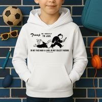 Lock Him Up Jail Trump Kids Hoodie thumb 2
