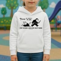 Lock Him Up Jail Trump Kids Hoodie thumb 3