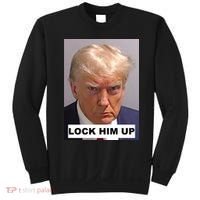 Lock Him Up Donald Trump Mugshot Jail Sweatshirt thumb 0