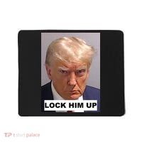 Lock Him Up Donald Trump Mugshot Jail Mousepad thumb 0