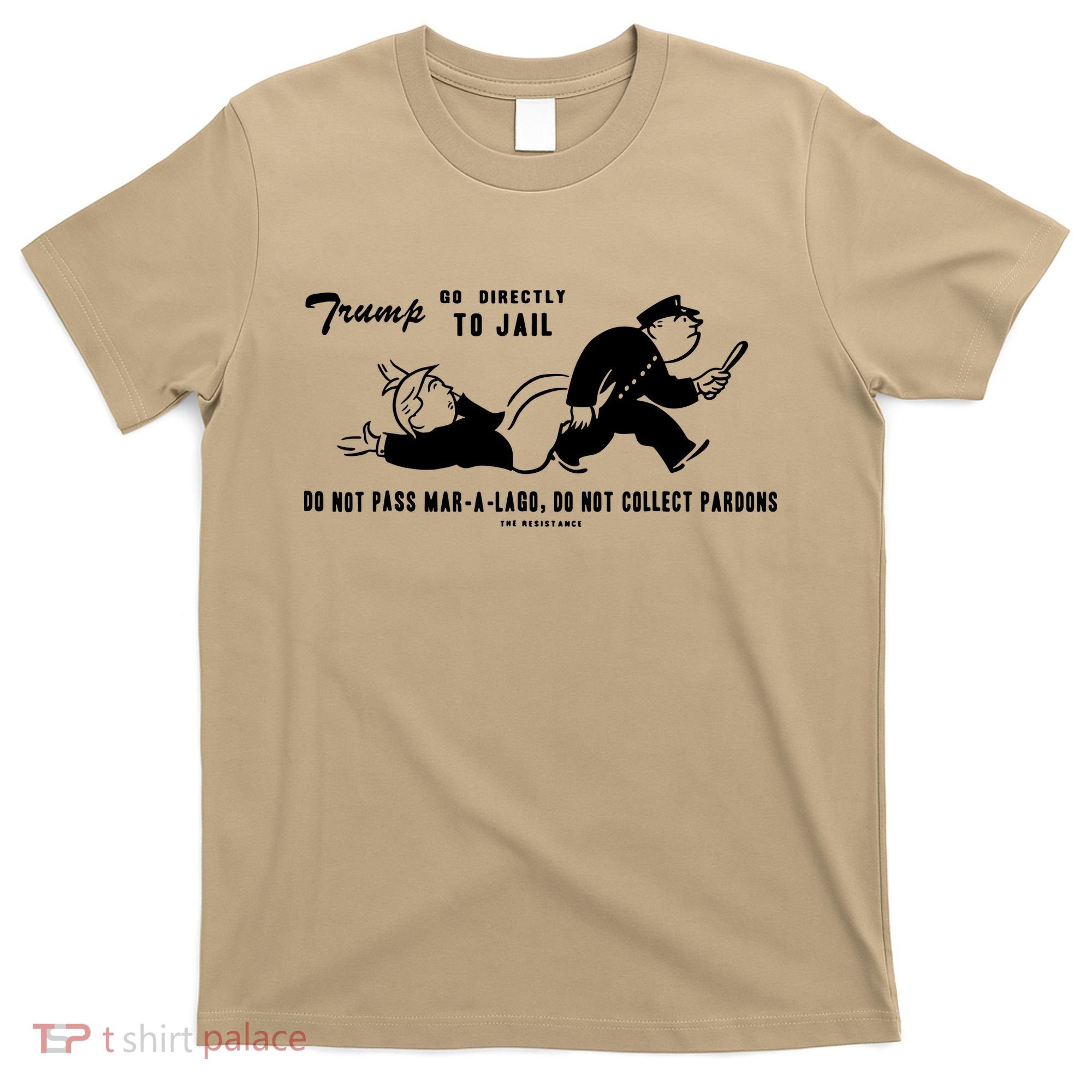 Lock Him Up Jail Trump TShirt Vintage Gift For Men Women Funny Tee T-Shirt