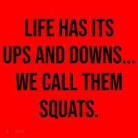 Life Has Ups And Downs Called Squats Funny Gym Motivational Gift Santa Hat thumb 1